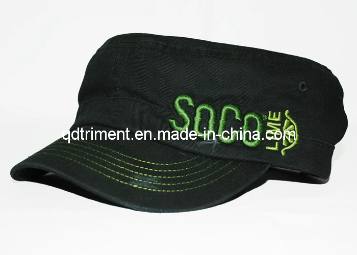 Grinding Washed Splash Printing Embroidery Army Military style Cap (TRM014)