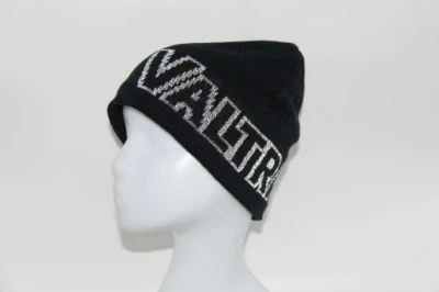 Reflektierende Logo-Beanie-Mütze für Kinder, Winter-Strickmütze mit reflektierender Funktion