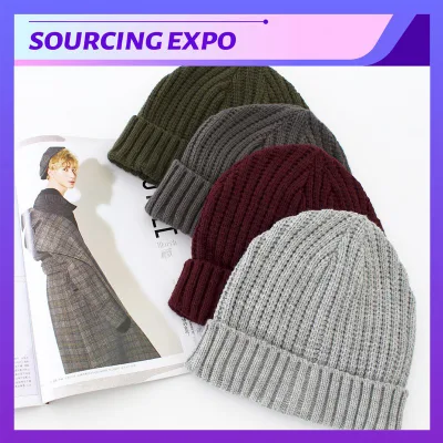 Neue Winter Beanie Hut Gestrickte Acryl Kappe Männer Frauen Beanie Hohe Qualität Warme Hüte Casual Sicherungs Kappen